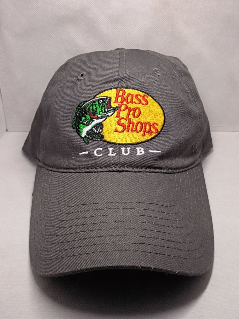 Gray Bass Pro Shop Fishing Hat One Size